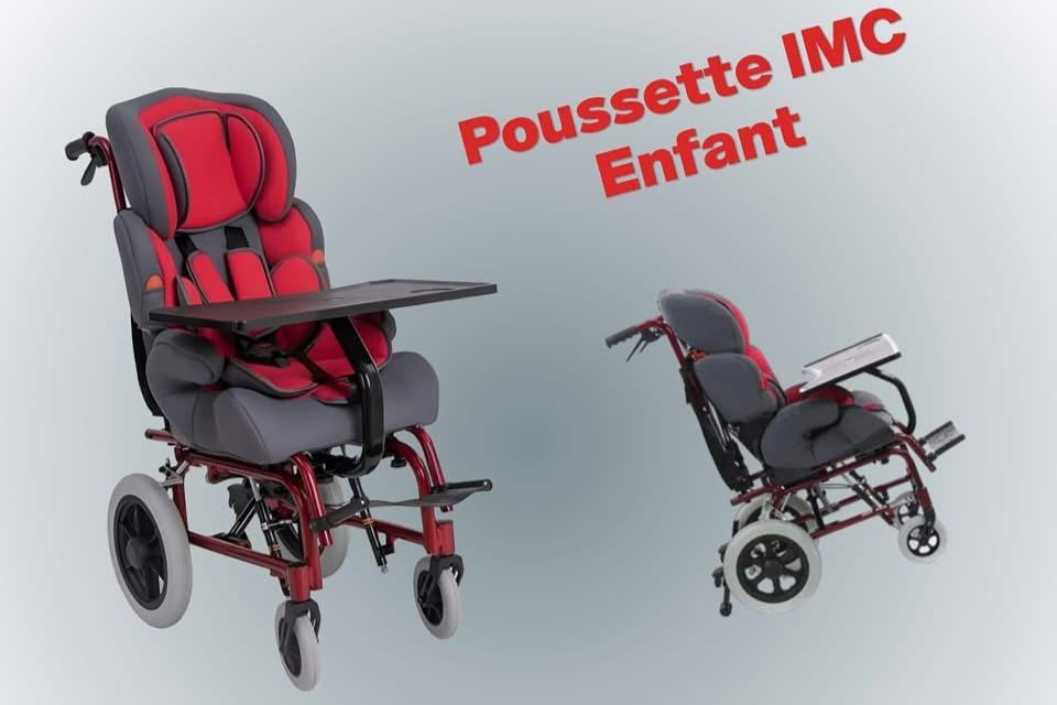 Pediatric mobility chair (Poussette IMC Enfant)